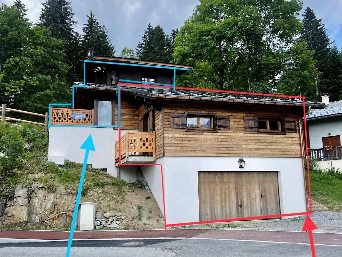 Chalet Renove 2-4 Pers, Terrasses, Vue Mont Charvin - Fr-1-505-187 Crest-Voland 0*,